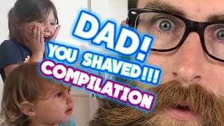 Best Dads Shaving Beards Surprise Compilation [upl. by Sancho]