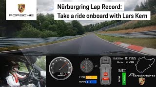 Nürburgring Nordschleife Lap Record Onboard the New Panamera with Lars Kern [upl. by Navada]