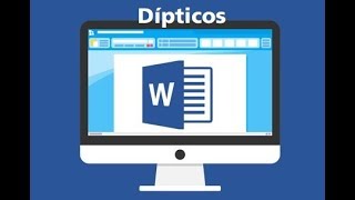 Díptico en word [upl. by Ainevuol]