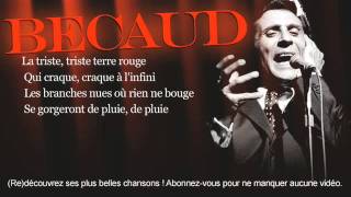 Gilbert Bécaud  Le jour où la pluie viendra  Paroles Lyrics [upl. by Aratak]