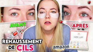 JE TESTE le RÉHAUSSEMENT DE CILS  Lash lift DIY AVANT vs APRES [upl. by Meeker927]