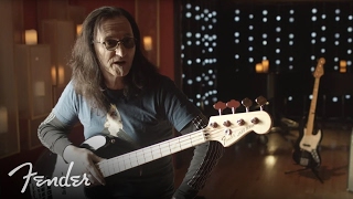 Rushs Geddy Lee on his Fender USA Geddy Lee Jazz Bass  Fender [upl. by Meensat]