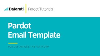 How to Build Pardot Email Templates [upl. by Azil222]