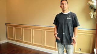 Recessed Panel Wainscoting Installation  How to Install [upl. by Lamag]