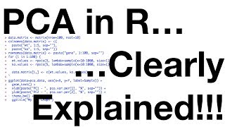 StatQuest PCA in R [upl. by Arreit]