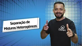 Separação de Misturas Heterogêneas  Brasil Escola [upl. by Kaz]