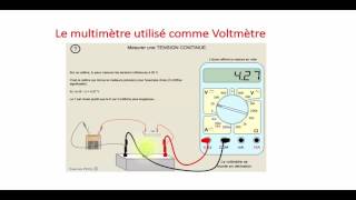 La tension électrique 4ème présentation [upl. by Eerehs]