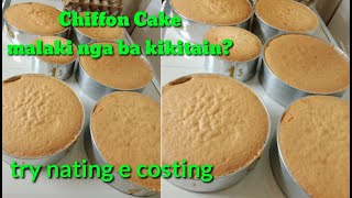 How to bake Chiffon Cake amp Costing  Chiffon Cake Recipe [upl. by Tedmund]