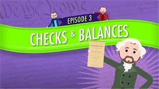 Separation of Powers and Checks and Balances Crash Course Government and Politics 3 [upl. by Jos]