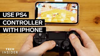 How To Connect A PS4 Controller To iPhone [upl. by Nylave]