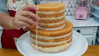 BOLO DE 2 ANDARES QUE TODO INICIANTE CONSEGUE FAZER PARIS CAKE DESIGNER [upl. by Terina483]