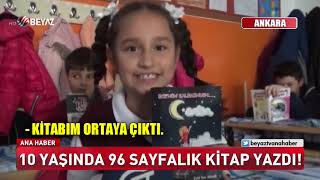 10 yaşında 96 sayfalık kitap yazdı [upl. by Norty929]