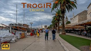 Trogir Croatia Walking Tour 4K [upl. by Raymund]