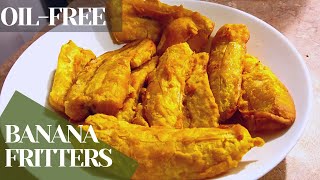 100 എണ്ണയില്ലാതെ പഴം പൊരി  Oilfree Banana fritters  Air fryer recipes  No deep fry [upl. by Akerley612]