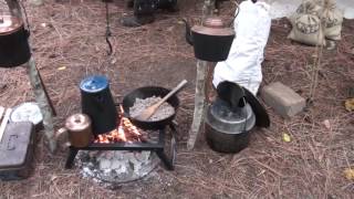 Champoeg Living History Fur Trappers Encampment 2016 [upl. by Nallak]