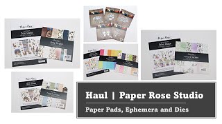 HAUL  Paper Rose Studio [upl. by Ycnay]