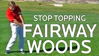 Golf Lessons  Stop Topping Fairway Woods [upl. by Wilfred]