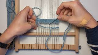 Weaving mini tutorial 2 TWINING [upl. by Rego]