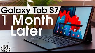 SAMSUNG GALAXY TAB S7 One Month Later [upl. by Yert]