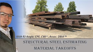 Structural Steel Estimating  Material Takeoffs [upl. by Materi]