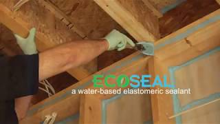 Knauf ECOSEAL Plus™ Vs Caulk  Spray on Sealant Alternatives [upl. by Furgeson]