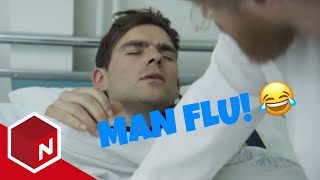 How to Treat Man Flu PARODY  En helt vanlig dag  Pjusk mann English subtitles [upl. by Alston]