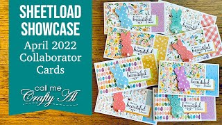 SheetLoad Showcase  April 2022 Collaborator Cards SLCSApr2022 [upl. by Jacinda]