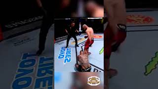 Giga Chikadze with KICK FROM HELL vs Cub Swanson shorts [upl. by Ellynad]