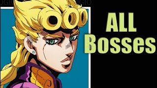 JoJos Bizarre Adventure Golden Wind PS2 All Bosses No Damage [upl. by Arikahs947]