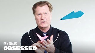 How This Guy Folds and Flies World Record Paper Airplanes  WIRED [upl. by Montagna]