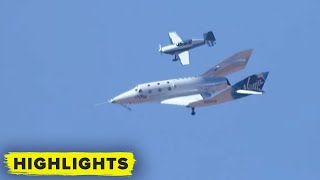 Watch Virgin Galactic touch down after Richard Bransons first space flight [upl. by Frech984]