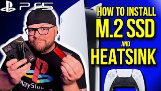 How to install M2 SSD and heatsink in your PS5 [upl. by Radman]