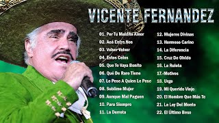 VICENTE FERNANDEZ GRANDES EXITOS  VICENTE FERNANDEZ SUS MEJORES EXITOS [upl. by Warchaw]