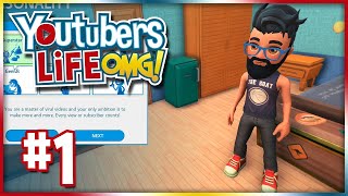 Youtubers Life in 2021  Lets Play Youtubers Life OMG  Ep 1 [upl. by Anitsihc]