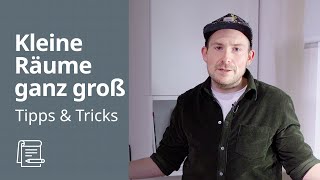 Kleine Räume einrichten  IKEA Tipps amp Tricks [upl. by Enimsaj975]