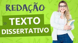 TEXTO DISSERTATIVO CARACTERÍSTICAS DA REDAÇÃO  Profa Pamba [upl. by Submuloc]