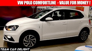 Volkswagen Polo Comfortline 2021  Walkaround Review with On Road Price  Polo 2021 [upl. by Healey]