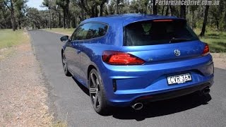 2015 Volkswagen Scirocco R 0100kmh amp engine sound DSG [upl. by Daggett]