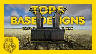 TOP 5 PVP BASE DESIGNS  W Tutorials  ARK Survival Evolved [upl. by Ocsirf]