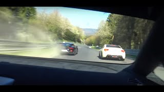 Lamborghini Huracan Performate Vs Porsche GT2RS Crazy FastFun Lap Nurburgring Nordschleife [upl. by Linc991]