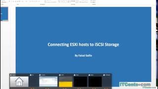 8Connecting ESXi hosts to iSCSI Storage [upl. by Mauro]