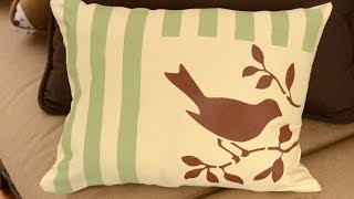 How to Fabric Paint with Stencils [upl. by Correna465]