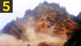 Top 5 Largest Landslides Caught on Video [upl. by Deana]