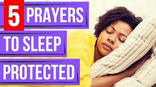 Bedtime Prayer for sleep  Psalm 91 121 59 27 35  5 Prayers to sleep protected [upl. by Irahc]