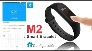 Configuración Reloj Inteligente Smart Bracelet M2 [upl. by Anderegg]