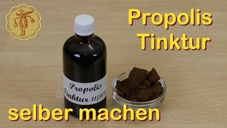 PropolisTinktur selber machen [upl. by Ilarrold629]