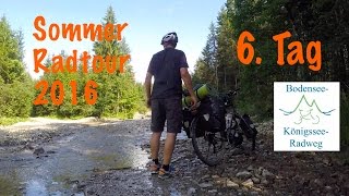 6 Tag Sommerradtour 2016  Unterwegs auf dem BodenseeKönigsseeRadweg [upl. by Annaert]