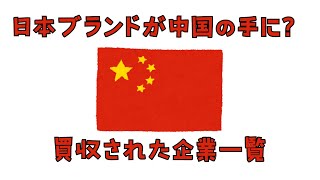 知られざる事実！C国企業が保有する日本の名門企業 [upl. by Hyacinthia]