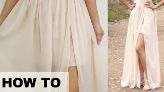 TT26 HOW TO  Hemming Chiffon [upl. by Obadiah]