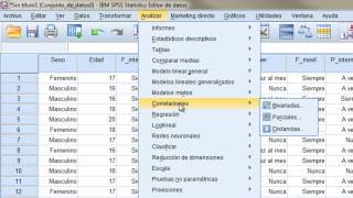 04 CORRELACION DE PEARSON SPSS [upl. by Karr]